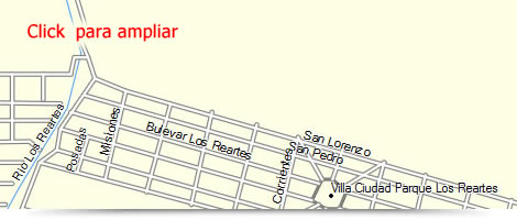 Mapa de Villa Ciudad Parque